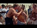 Arnold Schwarzenegger poses in jail, kisses girl, but turns down boyfriend / Pumping Iron (1977)