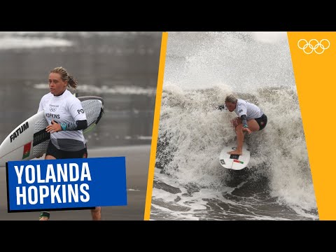 Yolanda Hopkins - The Portuguese surfing talent 🏄🏽‍♀️🇵🇹