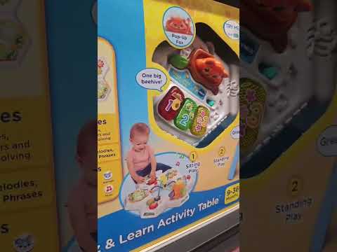 Buzz Learn Activity Table Vtech Adorable Interactivelearning Ytshorts