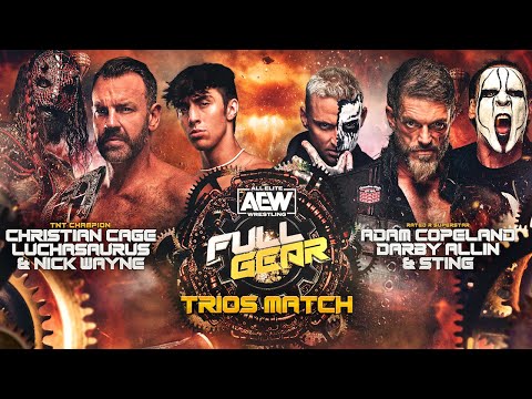 FULL MATCH: Sting, Rated-R Superstar Cope, Darby Allin vs Christian & The Patriarchy | Full Gear ’23