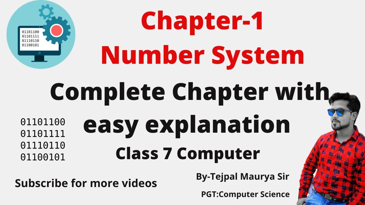 Chapter 1 Number System | Class 7 Computer | Complete Chapter Explanation | Easy Way