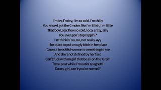 Logic - Icy ft. Gucci Mane (Official LYRICS Video) ----- LYRICS