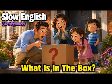 What's in the Box  Easy English Listening Story A2 Level