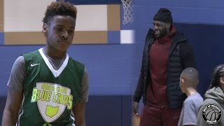 LeBron James Jr. shows off High IQ with King James watching!!! Bronny & Blue Chips CRUISE in Akron
