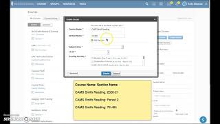 Schoology Create a Course