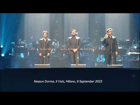 My video, 1. row: 'Nessun Dorma', Il Volo, TAM Milano, 8 September 2023