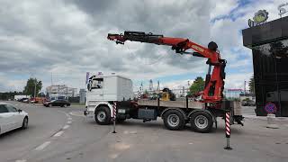 Купить грузовик платформу Scania R143 HL 6x2 PALFINGER PK44002 Crane - Изображение 4 | Autoline KZ Грузовик платформа Scania R143 HL 6x2 PALFINGER PK44002 Crane | Изображение 4 - Autoline