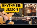 ZZ Top - Rhythmeen guitar lesson
