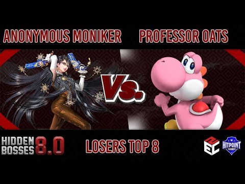 Hidden Bosses 8.0 LTop8 - Anonymous Moniker (Bayonetta) vs Professor Oats (Yoshi)