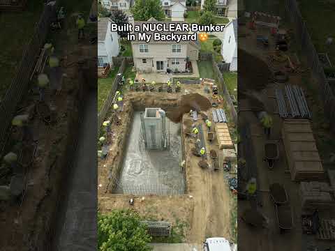 Built a Nuclear Bunker in My Backyard ☢️