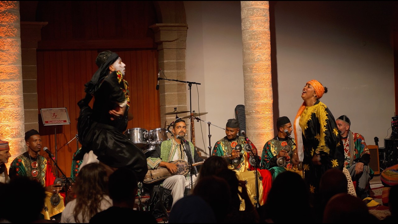 Khalil Mounji performing at Festival Gnaoua and Musiques du Monde Essaouira 2026