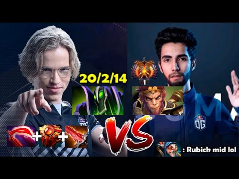 TOPSON Rubick Mid VS Top 1 Monkey King SUMAIL / NEW META / 7.24 Dota 2