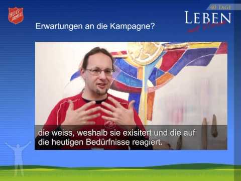 40 Tage. Leben mit Vision. (Idee der Kampagne)