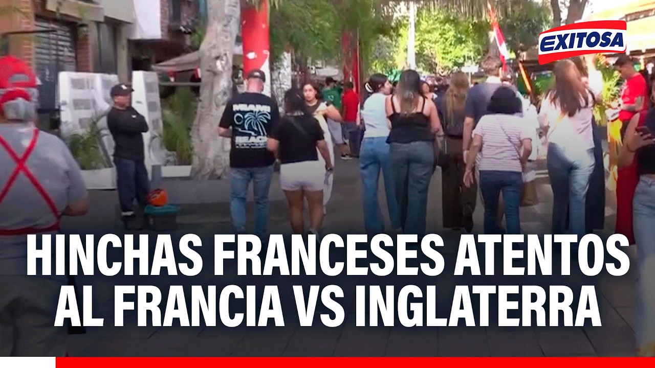🔴🔵 Hinchas franceses atentos al Francia vs Inglaterra