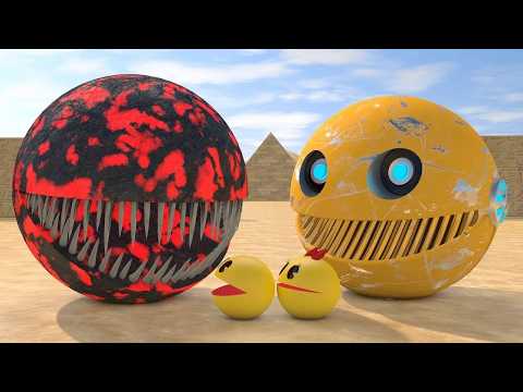 PACMAN UNIVERSE: Robotic 3D Animation VS Mechanical Monsters | LIVE Sci-Fi Compilation 🔴
