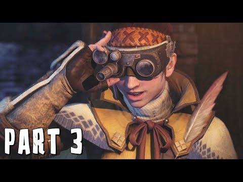 MONSTER HUNTER WORLD Walkthrough Gameplay Part 3 - ANCIENT FOREST (MHW)