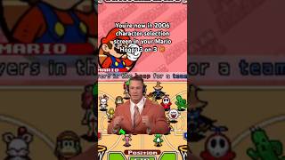 POV Nostalgic: Mario Hoops 3 on 3 character selection screen 🏀 #supermario  #nintendods