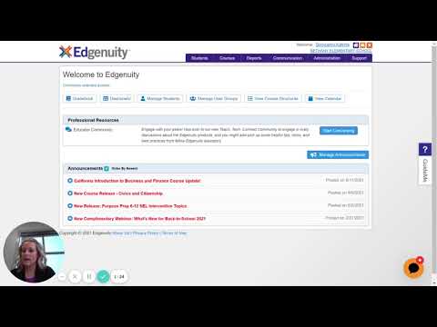 Edgenuity Tutorial Admin