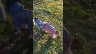 Růžová zimní kombineza pro fenky 25-29cm