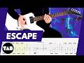 ESCAPE Metallica Guitar TAB | Lesson | Tutorial | Cover