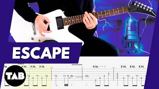 ESCAPE Metallica Guitar TAB | Lesson | Tutorial | Cover