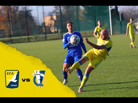 Skrót meczu Avia Świdnik - Unia Tarnów (1:1) 30.10.2021 III Liga Gr. IV