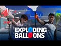 🎈💥💥🎈 BOOM! EXPLODING BALLOONS CHALLENGE WITH PEDRI & BALDE | FC Barcelona 🔵🔴
