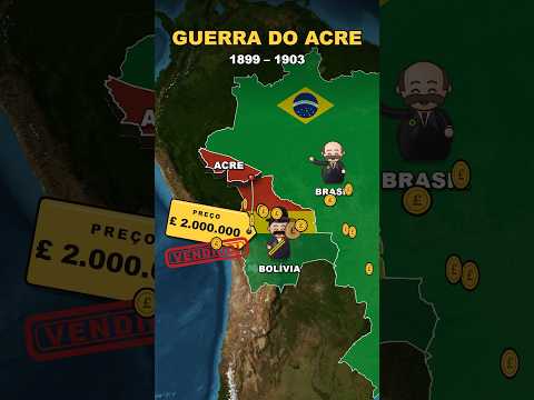 O Brasil comprou o Acre 😳 A Guerra do Acre no tabuleiro ⚔️
