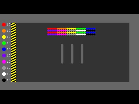 Shutter Crush #2 | 100 Marbles | Algodoo Survival Marble Race