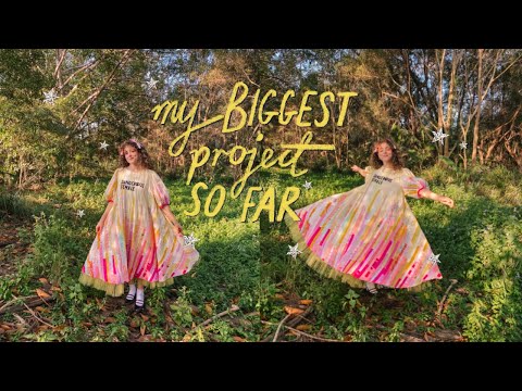 sewing a dress for my first runway show