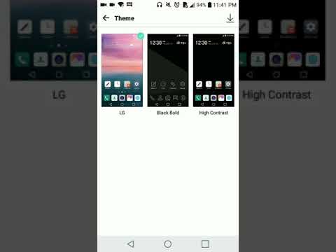 how to Change the home screen theme on lg styles 2 pro