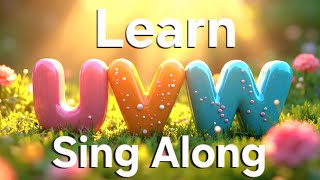 Learn Letters U V W Song for Kids | Fun Alphabet Song for Kids