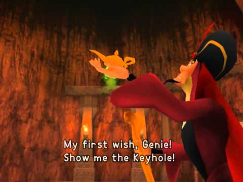 Kingdom Hearts, English cutscene: 101 - Agrabah's Keyhole Revealed - HD 720p