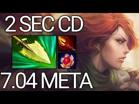 2 Sec CD Powershot 7.04 META of Windranger Gameplay by Puppey Dota 2 of Team Secret
