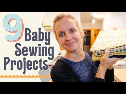What I sew for babies! Some fun, some practical (but still fun)