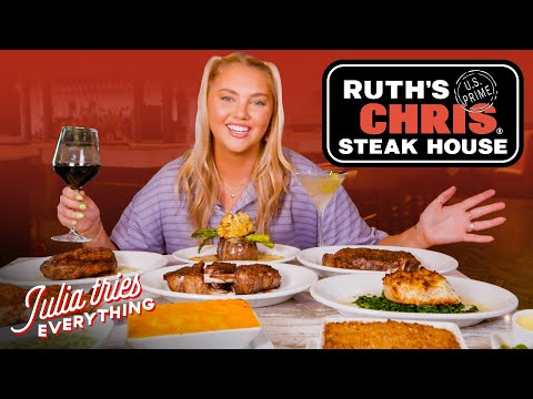 Trying 29 Of The Most Popular Dishes From Ruth's Chris Steak House | Delish