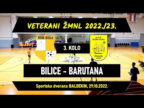 VETERANI ŽMNL: BILICE - BARUTANA  3:1 29.10.2022.