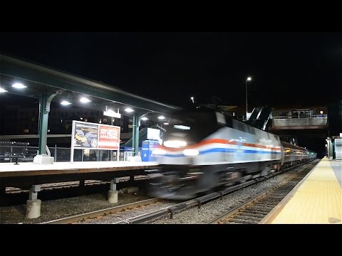 Phase III P32AC-DM #704 Leads Amtrak Adirondack @ Ossining