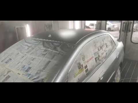 Sedan Car Paint in Silver