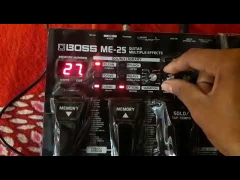 Boss me 25 clean tone 💯