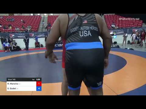 130 Lbs Rr Rnd 2 - Robert Mancha, Arizona Vs Stoney Godet, California 14f7