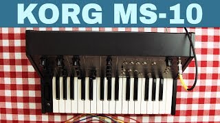 Video thumbnail for KORG MS-10 TUTORIAL AND OVERVIEW by once upon a synth