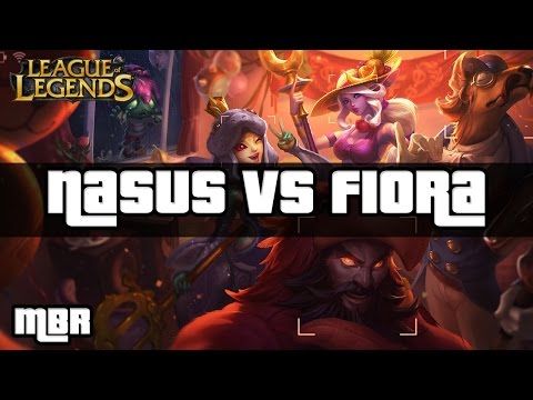 Archduke Nasus Vs Fiora (Grasp Of The Undying) | League Of Legends | HD