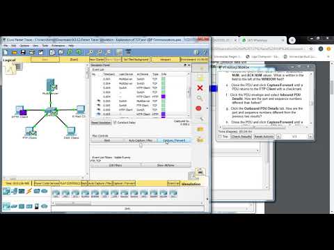 9.3.1.2 Packet Tracer Simulation - Exploration of TCP and UDP Communication #ProdiTiUMB