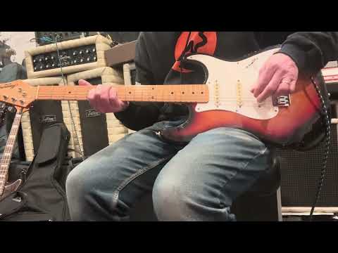 Vintage Harmony H80T Sunburst Strat image 26