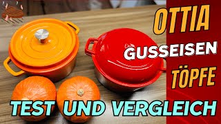 Ottia Gusseisen Topf im Einsatz. Test & Vergleich der beiden Varianten 2in1 und mit Noppenfunktion