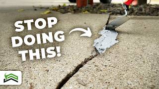 Repairing A Neglected Driveway Crack |  The Ultimate Solution!