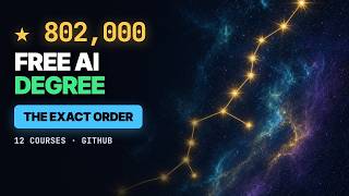 The Free AI Engineering Degree Hiding on GitHub — 12 Courses, 802,000 Stars, the Exact Order