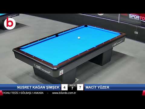 NUSRET KAĞAN ŞİMŞEK & MACİT YÜZER Bilardo Maçı - 