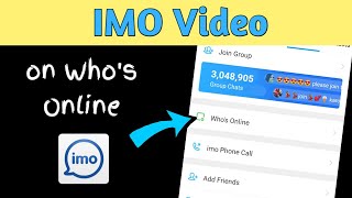 How to On Who's Online in IMO 2020